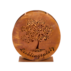 Kerzenleuchter „Lieblingsplatz Lebensbaum“