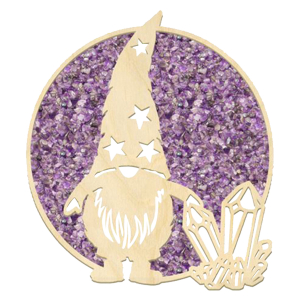 Amethyst-Fensterschmuck „Wichtel“