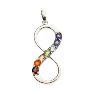 Anhänger „Lemniskate 7 Chakra“