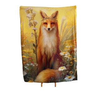 Decke „Krafttier Fuchs“