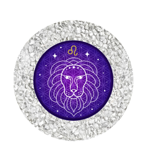 Bergkristall-Energiemagnet „Löwe“