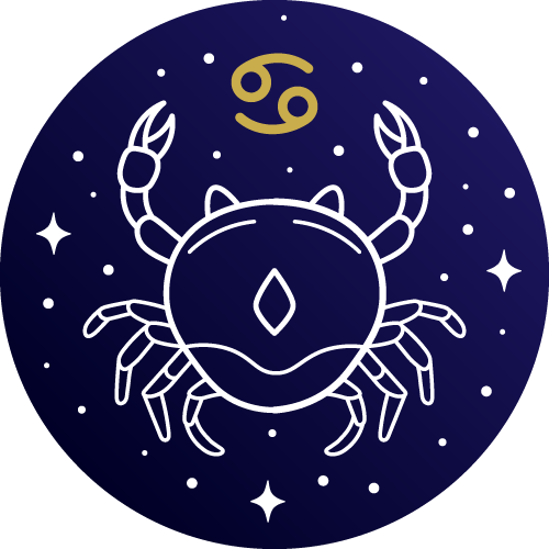 Symbol für das Sternzeichen Krebs