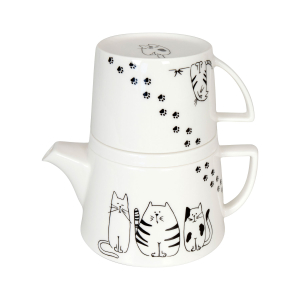 Teeset „Tea for me - Funny Cats“