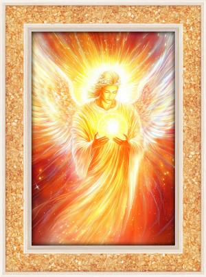 Bernstein-Energiebild „Erzengel Uriel“