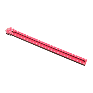 Räucherstäbchenhalter mit Lotus, pink