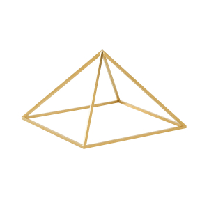 Pyramide „Giza“ vergoldet