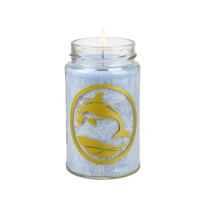 Krafttier-Duftkerze „Delfin“