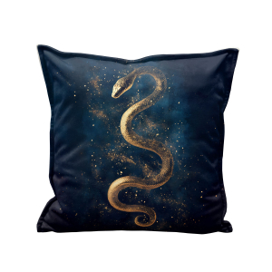 Kissenhülle „Krafttier Schlange“