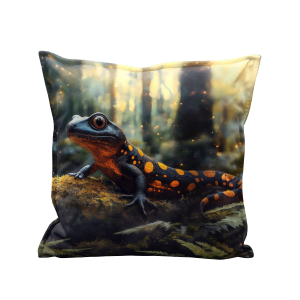 Kissenhülle „Krafttier Salamander“