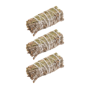 Mini-Räucherbündel Weißer Salbei und Rosmarin, 3er Set