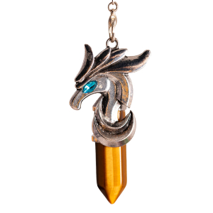 Pendel „Drache mit Tigerauge“