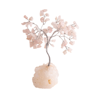 Edelsteinbaum „Rosenquarz“ groß