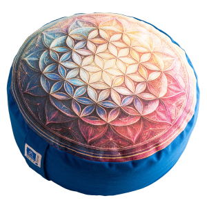 Meditationskissen „Blume des Lebens“