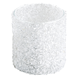 Bergkristall-Teelichthalter