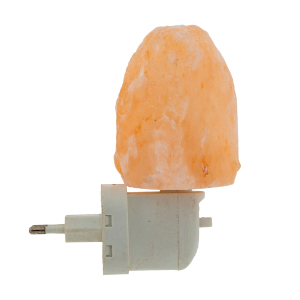 Salzkristall-Nachtlicht