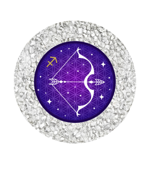 Bergkristall-Energiemagnet „Schütze“