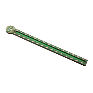 Räucherstäbchenhalter mit Lebensbaum, grün