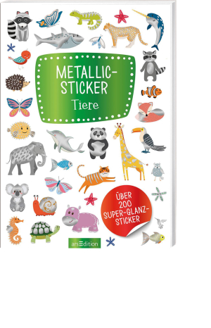 Metallic Sticker Tiere