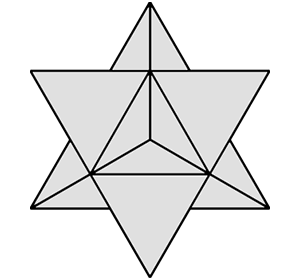 Graue Form: Merkaba