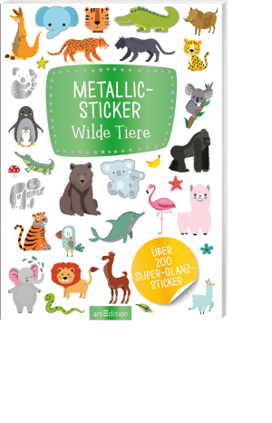 Metallic Sticker - Wilde Tiere